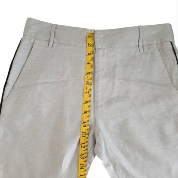 Smythe Grey Slacks with Side Piping Size 4 - Picture 11 of 12